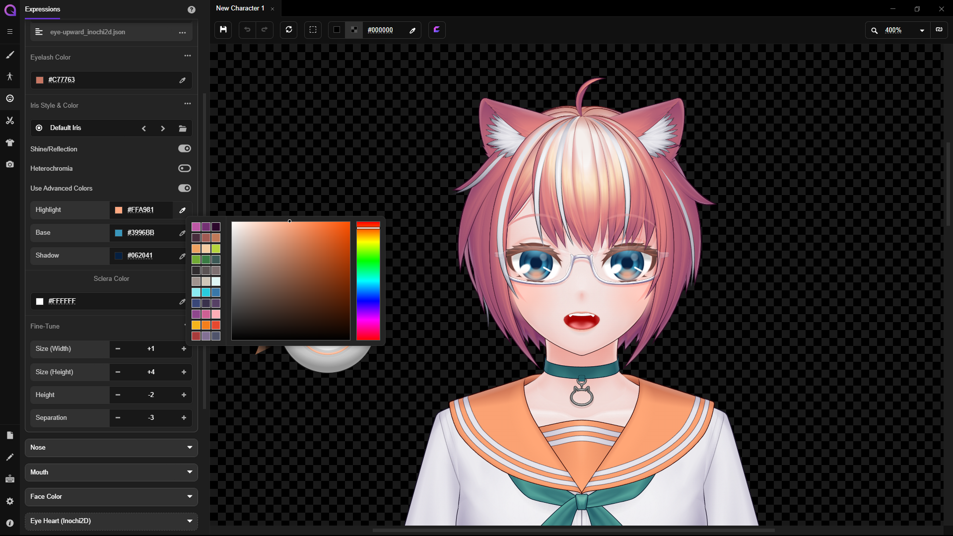 The Editor Screen